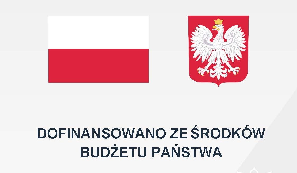 baner "Dofinansowano ze środków budżetu Państwa"