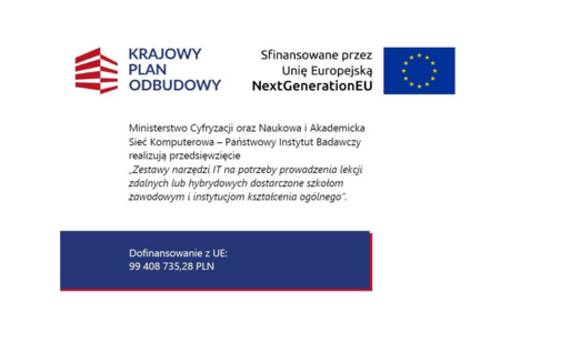 Zdjęcie do Sprzęt dla szk&oacute;ł z KPO - realizacja wskaźnika C12L