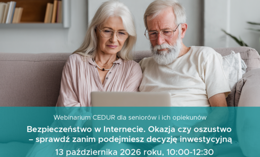 Zdjęcie do Bezpieczeństwo w Internecie. Okazja czy oszustwo &ndash; sprawdź zanim podejmiesz decyzję inwestycyjną